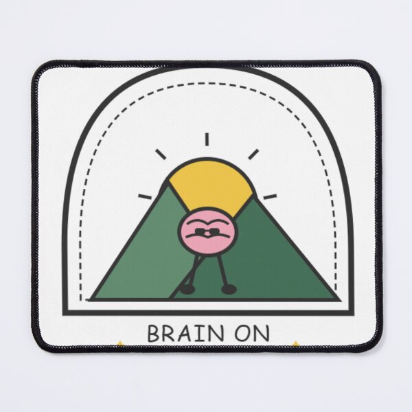 Item preview, Brain On Vacation Funny Mental Health designed and sold by artisticaiysha.