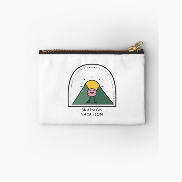 Aperçu de l'œuvre Cerveau en vacances Humour Santé mentale créée et vendue par artisticaiysha.