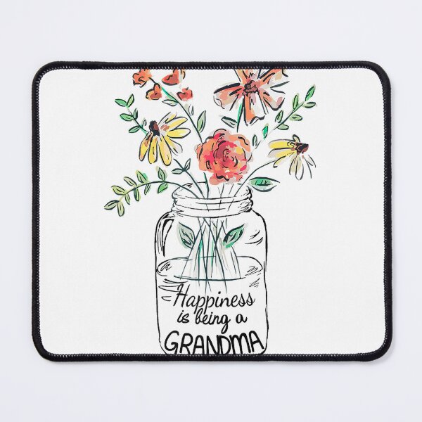 Item preview, Happiness is Being Grandma Life - Flower Art-Grandma Tee T-Shirt designed and sold by Cobra_Shop.