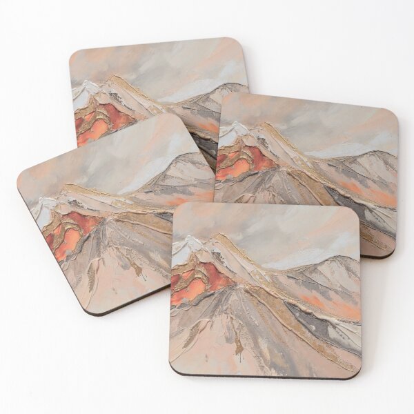 Item preview, Serene Pastel Mountains  designed and sold by WeaveSphere.