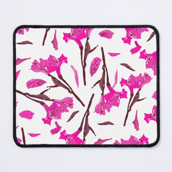 Item preview, Pink Alstroemeria Flower Hand-Drawn Illustration designed and sold by altastudio.