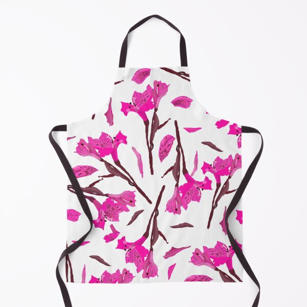 Item preview, Pink Alstroemeria Flower Hand-Drawn Illustration  designed and sold by altastudio.