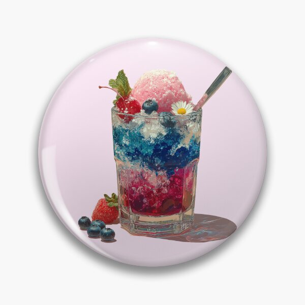 Item preview, Refreshing Summer Berry Shaved Ice Drink designed and sold by colorful-white.