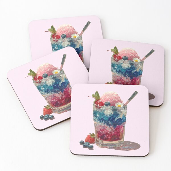 Item preview, Refreshing Summer Berry Shaved Ice Drink designed and sold by colorful-white.