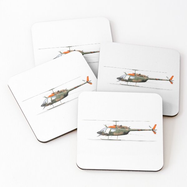 Item preview, BELL 206 KIOWA AUSTRALIAN ARMY A17-032 designed and sold by Grubby Fingers Aircraft Illustration.