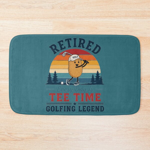 Item preview, Retired Golfing Legend Funny Potato Tee Time Vintage Sunset designed and sold by bosamji.