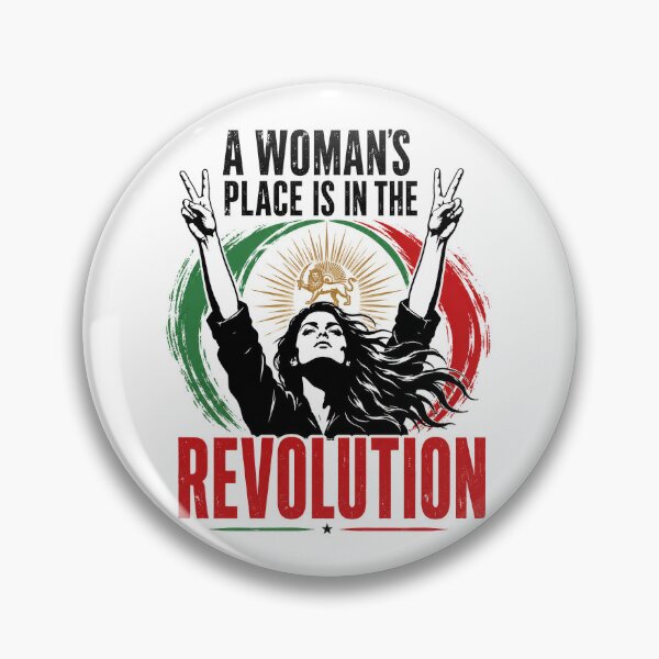 Item preview, Iran Feminist Protest "A Woman's Place is in the Revolution" designed and sold by pixiedustpaint.
