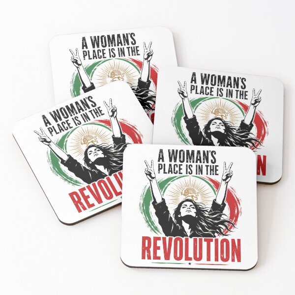 Item preview, Iran Feminist Protest "A Woman's Place is in the Revolution" designed and sold by pixiedustpaint.