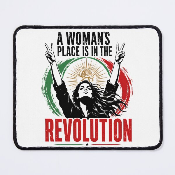 Item preview, Iran Feminist Protest "A Woman's Place is in the Revolution" designed and sold by pixiedustpaint.