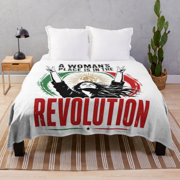 Item preview, Iran Feminist Protest "A Woman's Place is in the Revolution" designed and sold by pixiedustpaint.