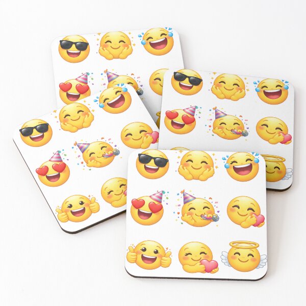 Item preview, Cute Happy Emoji Sticker designed and sold by KrisGraphic45.