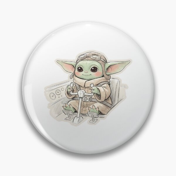 Item preview, BABY YODA PILOT designed and sold by LIS AND MELIVERSO.