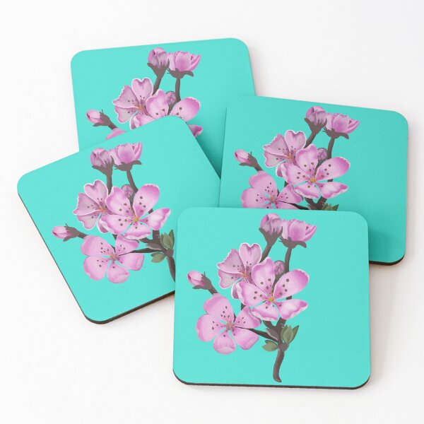 Item preview, Artisan Cherry Blossom Watercolor Branch Sticker designed and sold by altastudio.
