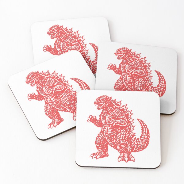 Item preview, Red Godzilla designed and sold by FLATVAC STICKER.