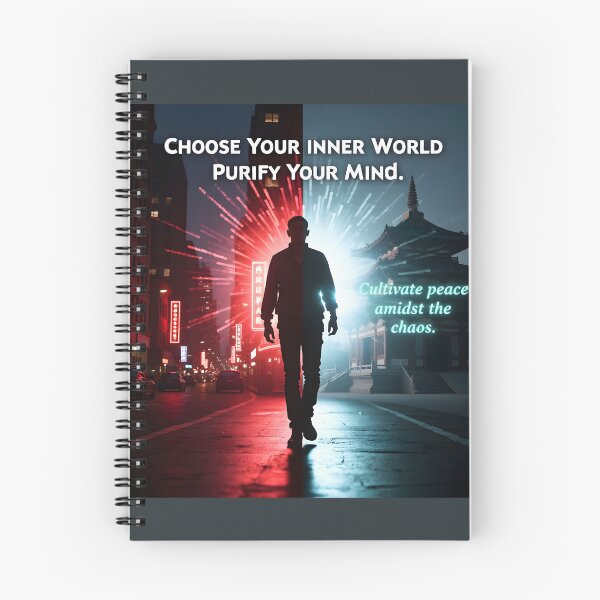 Item preview,  "Choose your inner world ,Purify your mind; Cultivate peace amidst the chaos" designed and sold by Creative-RE.