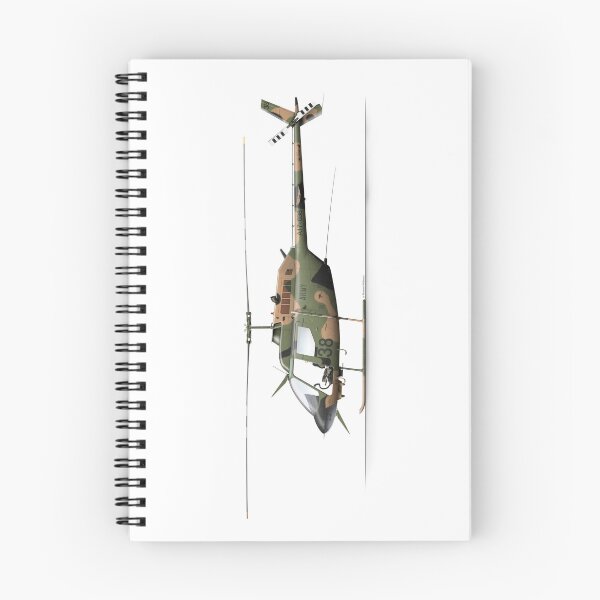 Artikelvorschau, BELL 206 KIOWA AUSTRALIAN ARMY A17-038 entworfen und verkauft von Grubby Fingers Aircraft Illustration.