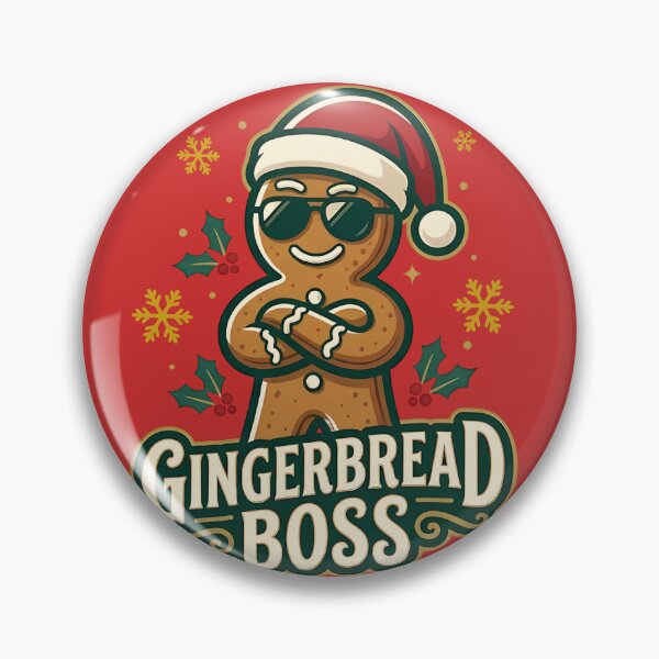 Item preview, Gingerbread Boss Funny Christmas Shirt Cute Gingerbread Man Holiday Baking Design designed and sold by VectorJoy.