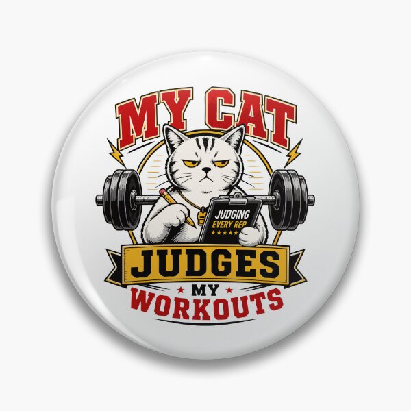 Item preview, My cat judges my workouts designed and sold by PawFitt.