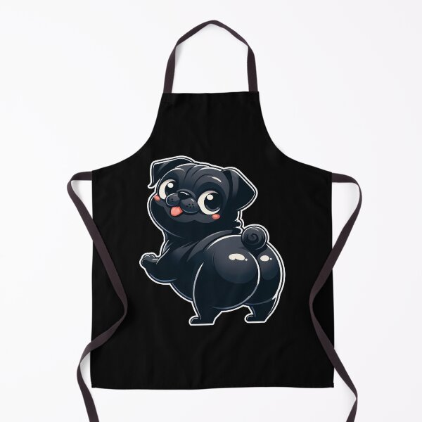Item preview, Funny Black Pug Guess What Cheeky Mom Dad Kids designed and sold by rafaeltto.