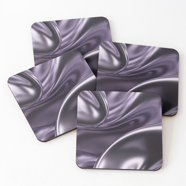 Item preview, Glossy Purple Satin-Like Folds Art designed and sold by IntelliMindDesigns.