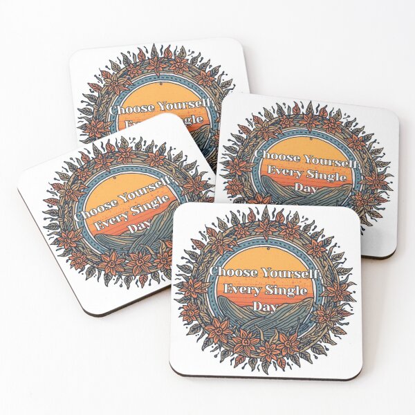 Item preview, Choose Yourself Affirmation - Retro Sun Botanical 3 designed and sold by LyfeInspireCrea.