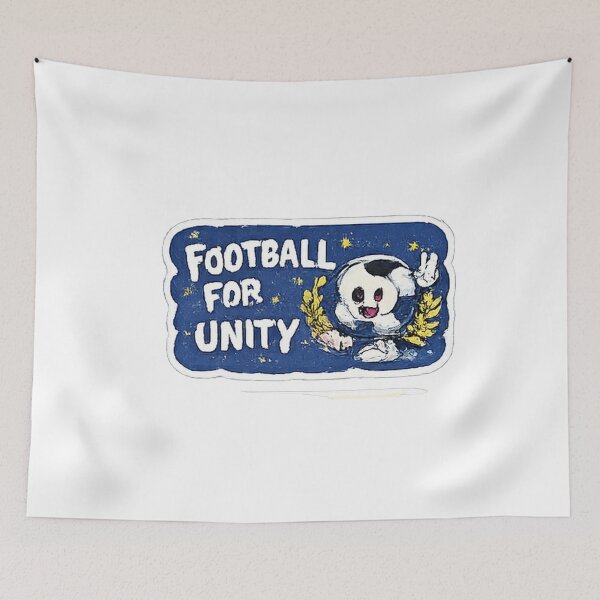 Item preview, Football For Unity Cute Soccer Ball Cartoon Sticker | Funny World Cup Fan Art | Kawaii Football Lover Gift designed and sold by myteesmypassion.