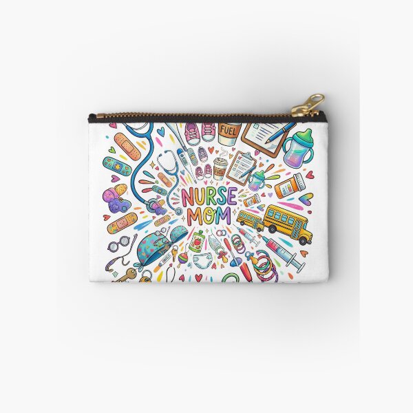 Item preview, Nurse Mom Shirt Colorful | Everything She Carries Tee | RN Mom Gift | Nurse Life Shirt | Nurse Appreciation Gift | Nurse Mom Gift designed and sold by DESIGN BUREAU .