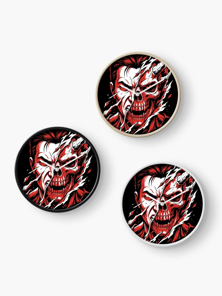 Thumbnail 3 of 4, Clock, Rage Within designed and sold by Stickersdevelop.