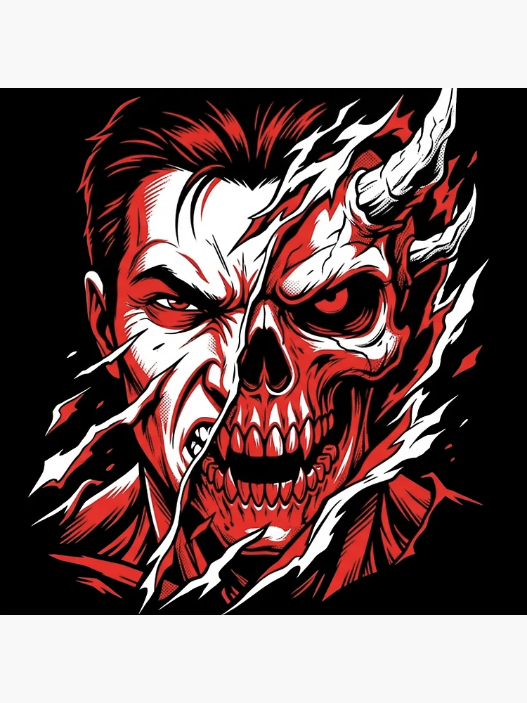 Thumbnail 4 of 4, Clock, Rage Within designed and sold by Stickersdevelop.