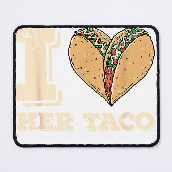 Item preview, I Love Her Taco Matching Couple Cinco De Mayo Retro T-Shirt designed and sold by rawr00.