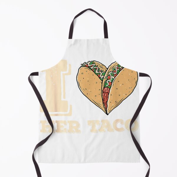 Item preview, I Love Her Taco Matching Couple Cinco De Mayo Retro T-Shirt designed and sold by Ascendly.