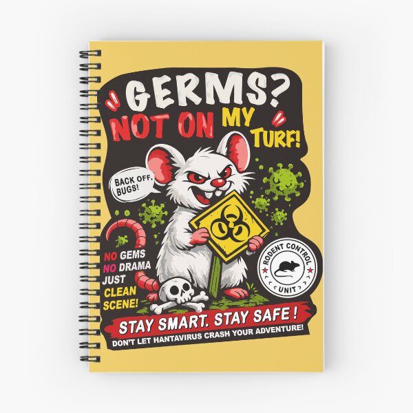 Item preview, Hantavirus Awareness Mouse – Germs Not On My Turf Funny Camping Safety Design designed and sold by CHANCHANAI.