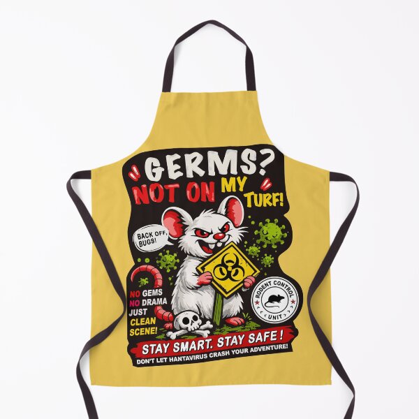 Item preview, Hantavirus Awareness Mouse – Germs Not On My Turf Funny Camping Safety Design designed and sold by CHANCHANAI.