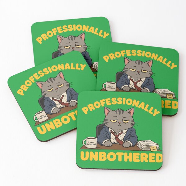 Item preview, Unbothered Cat Tee designed and sold by PlushFutura.