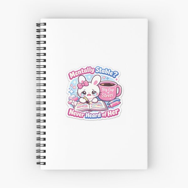 Item preview, Crying Bunny Sticker Kawaii Student Meme Aesthetic for Burnout Humor & Gen Z Energy designed and sold by CutePrintCorner.