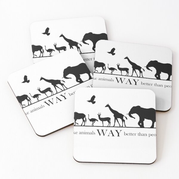 Item preview, I Like Animals Way Better Than People T-Shirt T-Shirt designed and sold by Badriiiii.