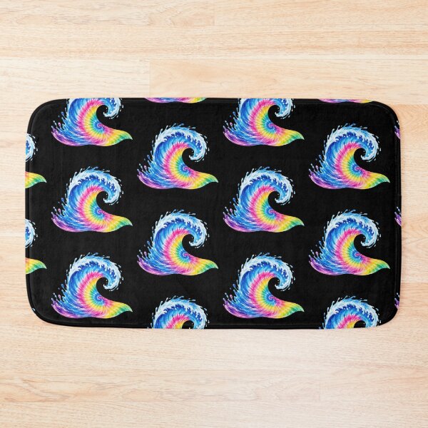 Item preview, Rainbow Tie Dye Ocean Wave designed and sold by jgvisualarts.