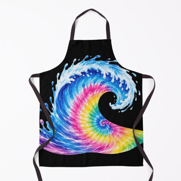 Item preview, Rainbow Tie Dye Ocean Wave designed and sold by jgvisualarts.