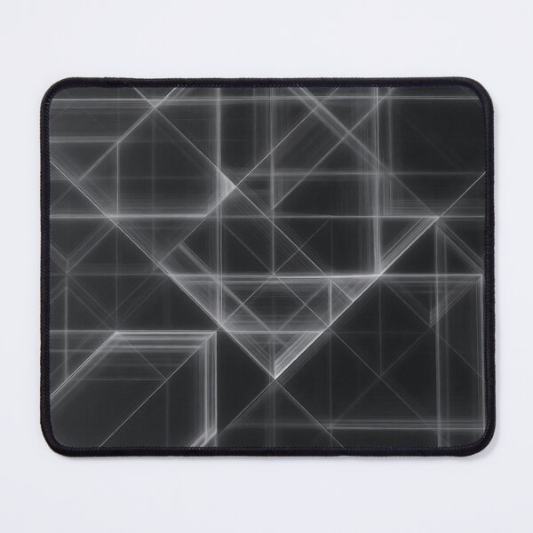 Item preview, Translucent Grayscale Geometric Grid Art designed and sold by IntelliMindDesigns.