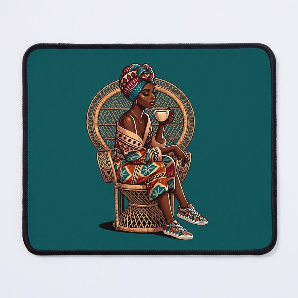 Item preview, Melody In Motion- Regal Peacock Chair Melanin Art. designed and sold by digitalbob60.