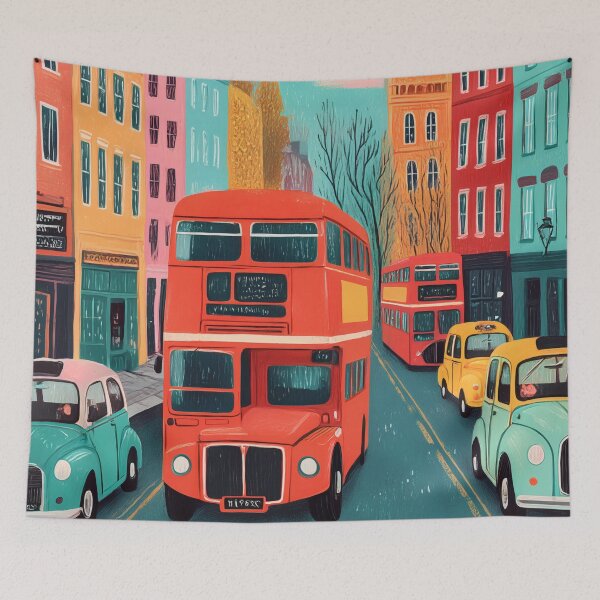 Item preview, London United Kingdom Big Ben Travel Art designed and sold by Whimsical Wayfarer.