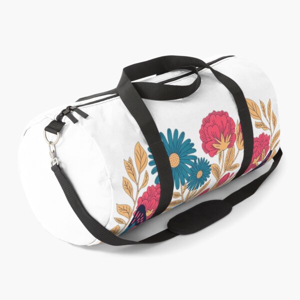 Item preview, Colorful Butterfly and Floral Garden Folk Art designed and sold by QuiteOrbit.