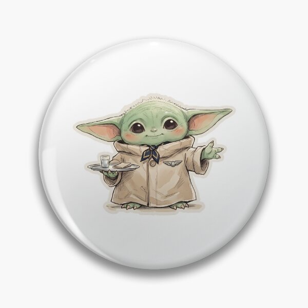 Item preview, BABY YODA FLIGHT ATTENDANT designed and sold by LIS AND MELIVERSO.