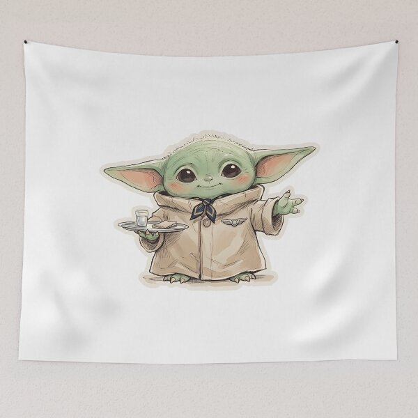 Item preview, BABY YODA FLIGHT ATTENDANT designed and sold by LIS AND MELIVERSO.
