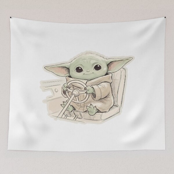 Item preview, BABY YODA DRIVER designed and sold by LIS AND MELIVERSO.