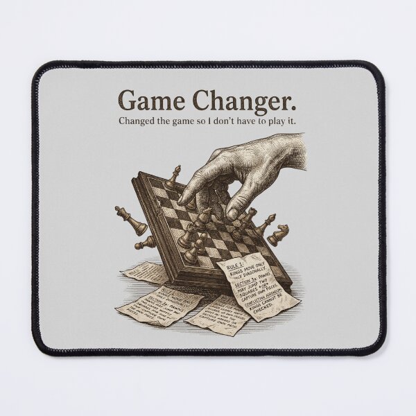 Item preview, Vintage Game Changer Chess Board Strategy Illustration designed and sold by Ortsas.