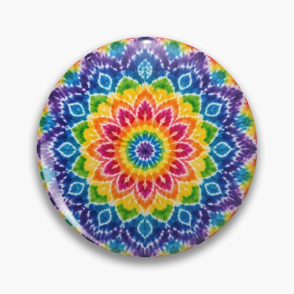 Item preview, Rainbow Tie-Dye Mandala designed and sold by jgvisualarts.