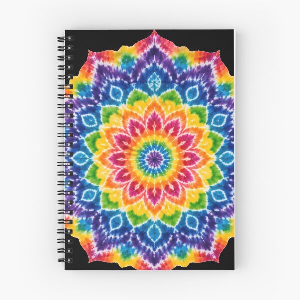 Item preview, Rainbow Tie-Dye Mandala designed and sold by jgvisualarts.
