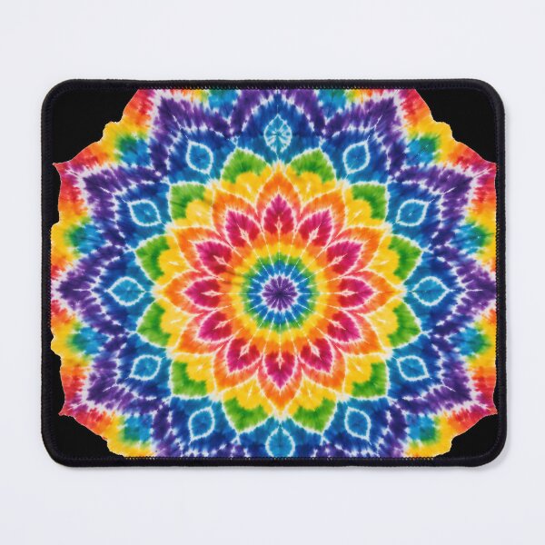 Item preview, Rainbow Tie-Dye Mandala designed and sold by jgvisualarts.