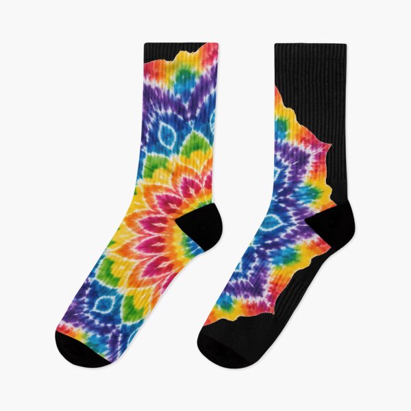 Item preview, Rainbow Tie-Dye Mandala designed and sold by jgvisualarts.